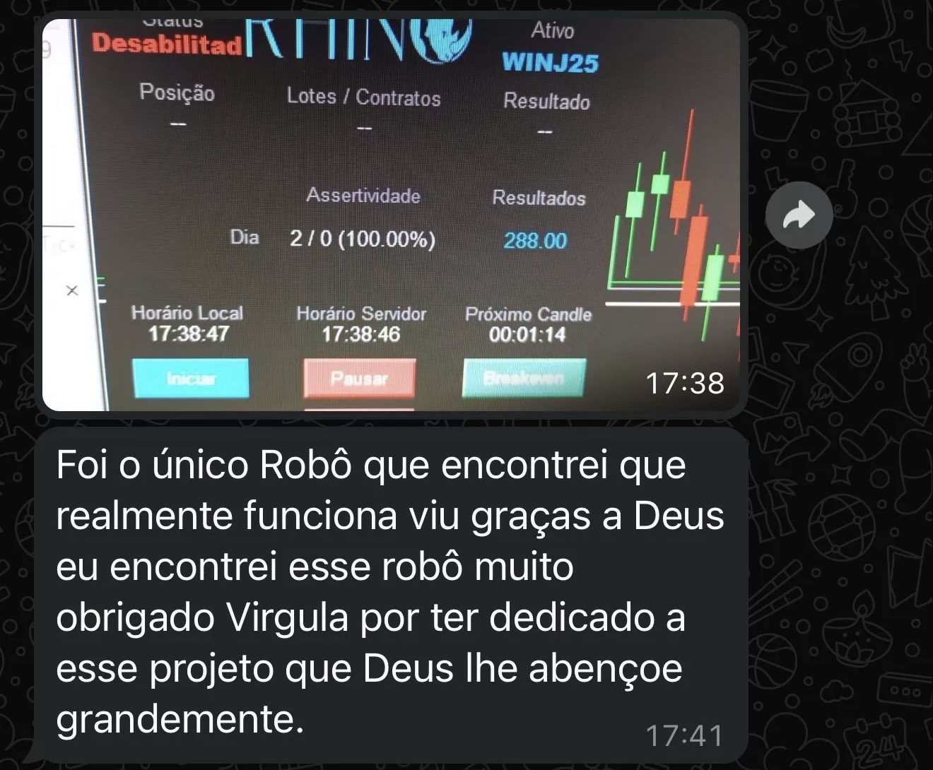 Depoimento de operador