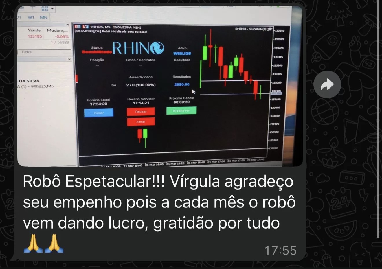 Depoimento de operador